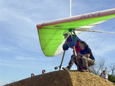 Hang glider : Boomerang Xm ; Manufacturer : Tecma Sport