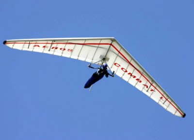Hang glider : Combat L ; Manufacturer : Aeros