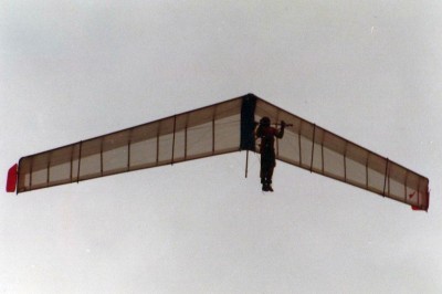 Hang glider : Ef6 ; Manufacturer : Ewen Fagan