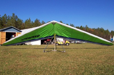 Hang glider : Litespeed ; Manufacturer : Moyes