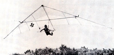 Hang glider : Merlin ; Manufacturer : Sky Sports Usa