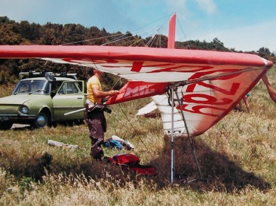 Hang glider : Mig ; Manufacturer : Schutte Sails