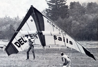 Hang glider : Scirocco ; Manufacturer : Drachenbau Guggenmos