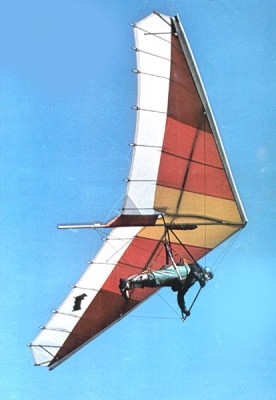 Hang glider : Vampire / Vampyre ; Manufacturer : Pacific Wings