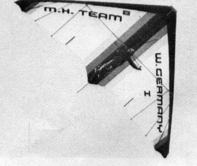 Hang glider : Wc-90 ; Manufacturer : Drachenbau Guggenmos