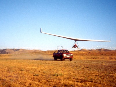 Hang glider : Apex ; Manufacturer : Danny Howell
